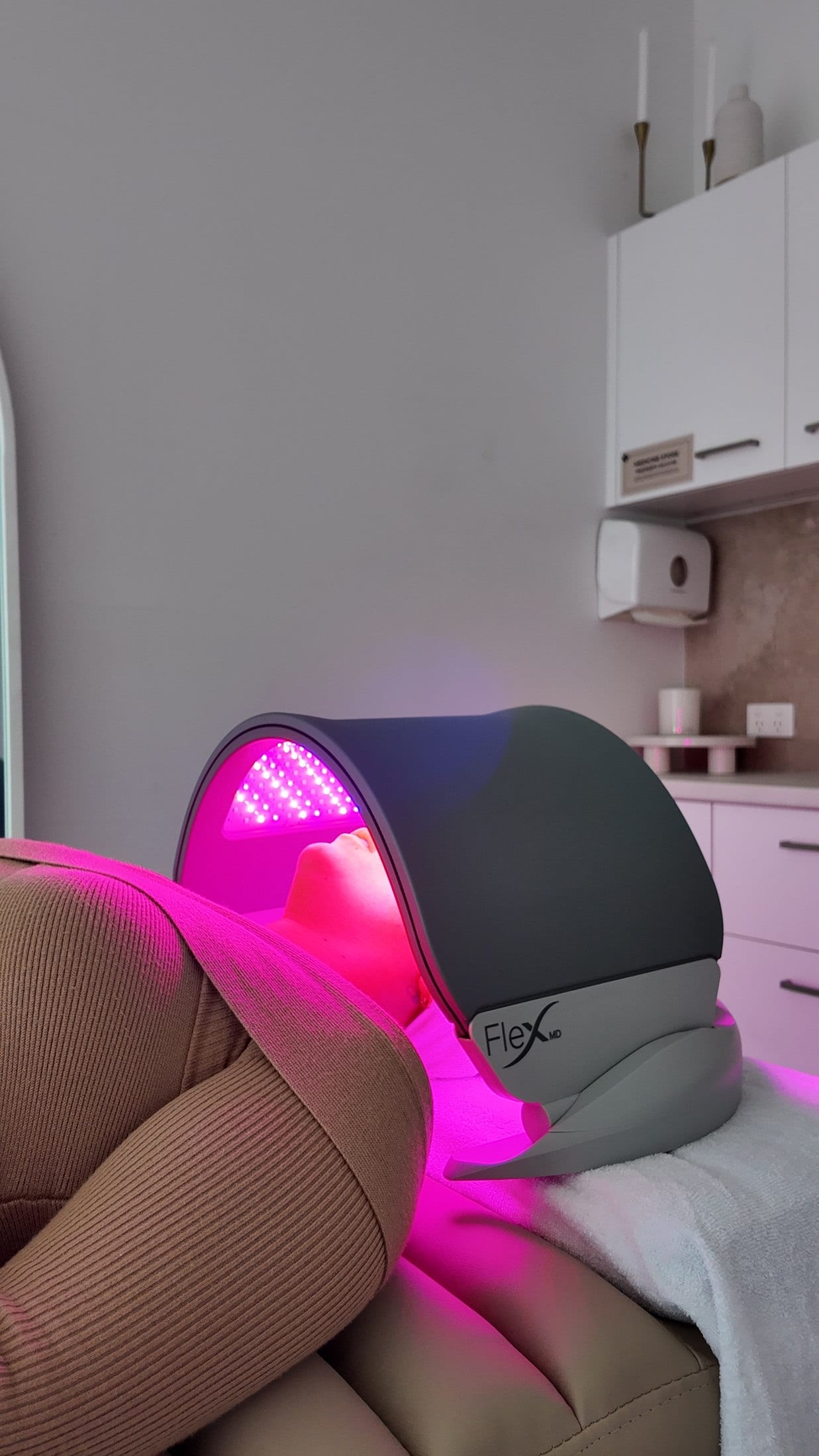 Dermalux LED light therapy treatment