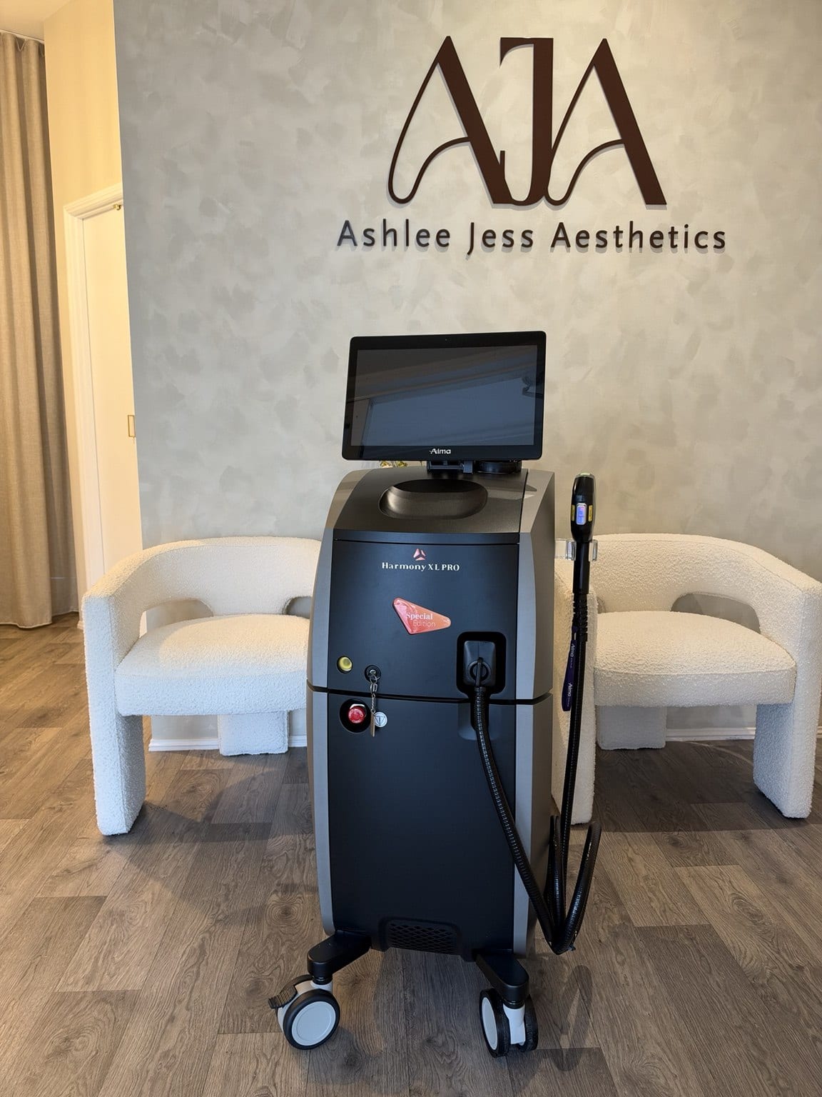 Alma Harmony XL Pro IPL device at Ashlee Jess Aesthetics